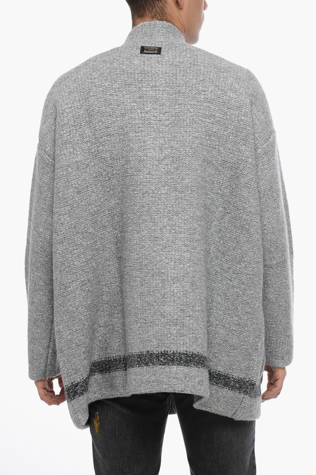 Dolce & Gabbana Wool Blend Cardigan with Patch Pockets men