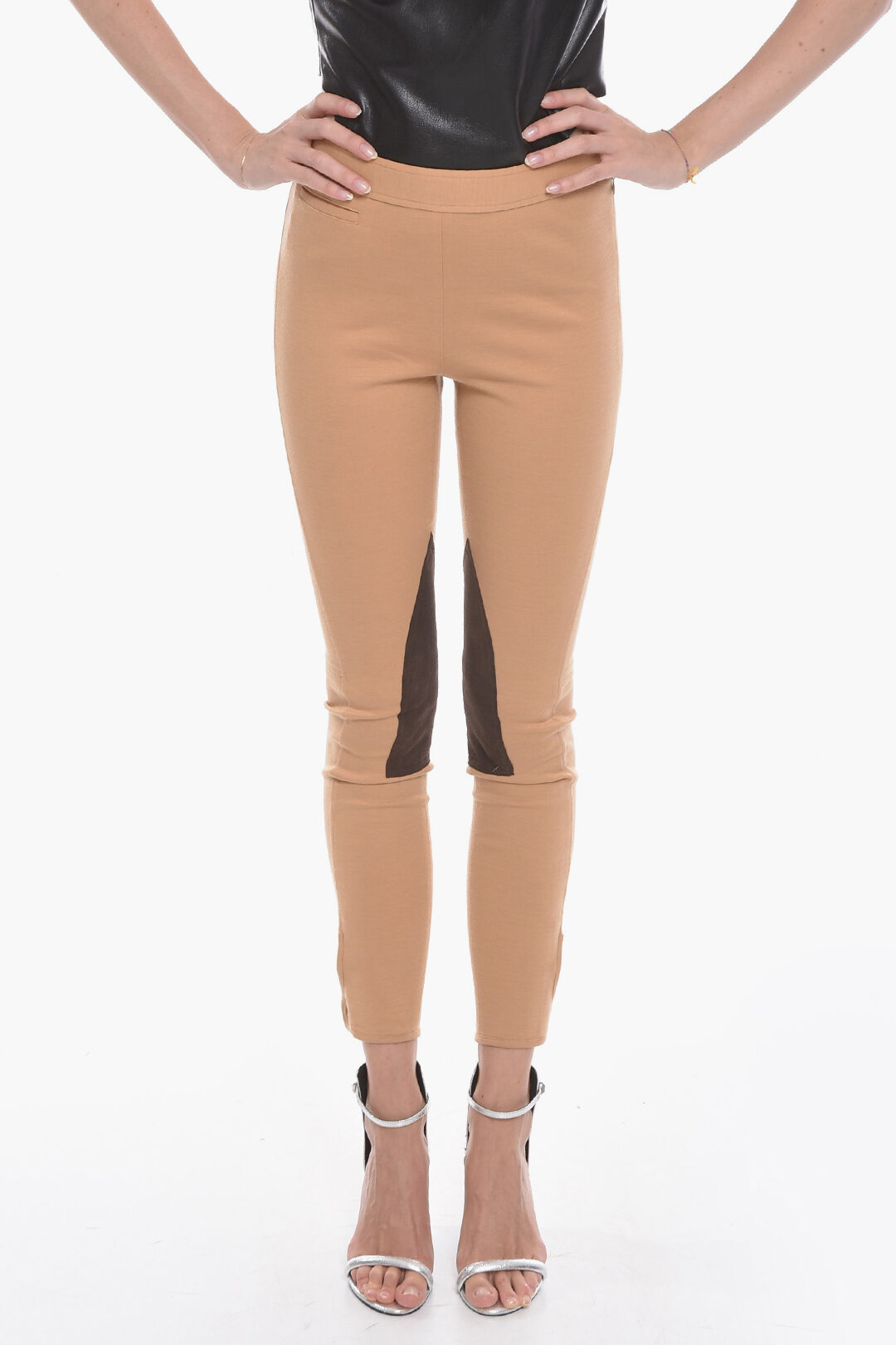 Adidas STELLA MCCARTNEY Stretch Fabric Leggings with Visible Stitching and  Heel Cut-out Detail women - Glamood Outlet