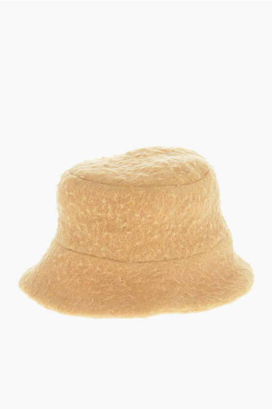 Holzweiler Wool Blend Couple Bucket Hat In Yellow