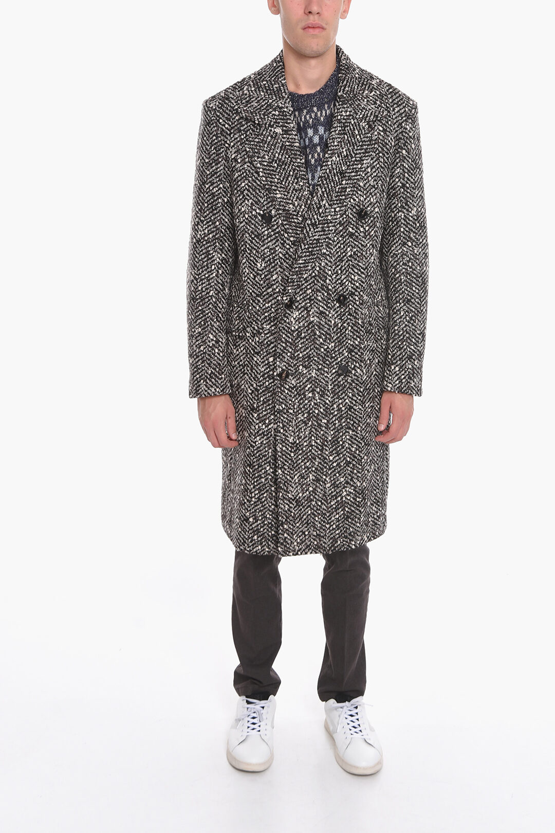 Bottega Veneta Wool-blend Double-breasted Coat in