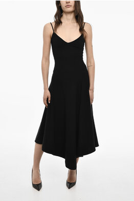 【SAINT LAURENT】CUT-OUT WOOL DRESS●686794YAZA21000 SAINT LAURENT - Cut-out wool dress | Leam Roma - Luxury