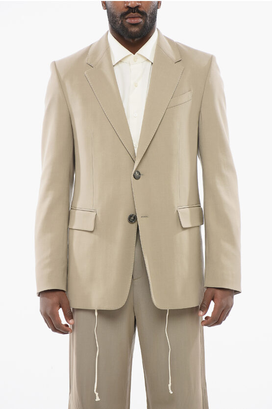 Wool Blend Slim Fit… - image