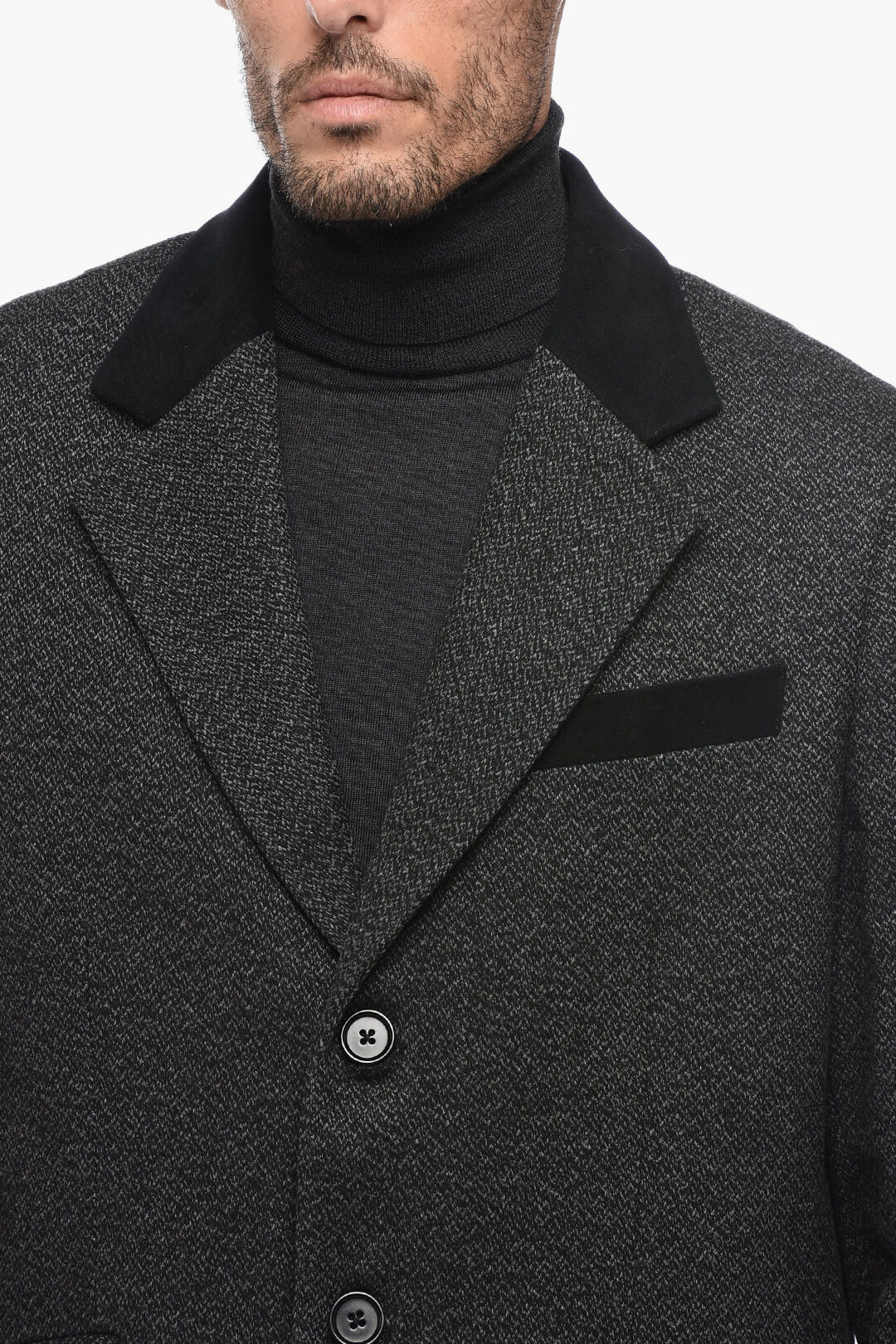 HOT Wool Blend Coat All Saints Mens Wool Coat AllSaints Wool