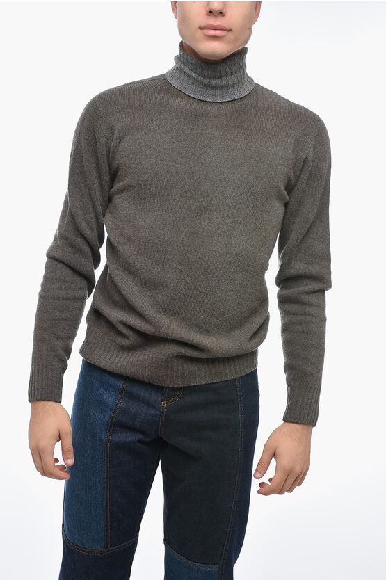 ALTEA WOOL BLEND TURTLENECK SWEATER 