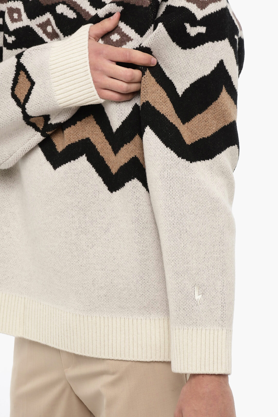 Neil Barrett Wool Boxy Fit Crew-neck Sweater men - Glamood