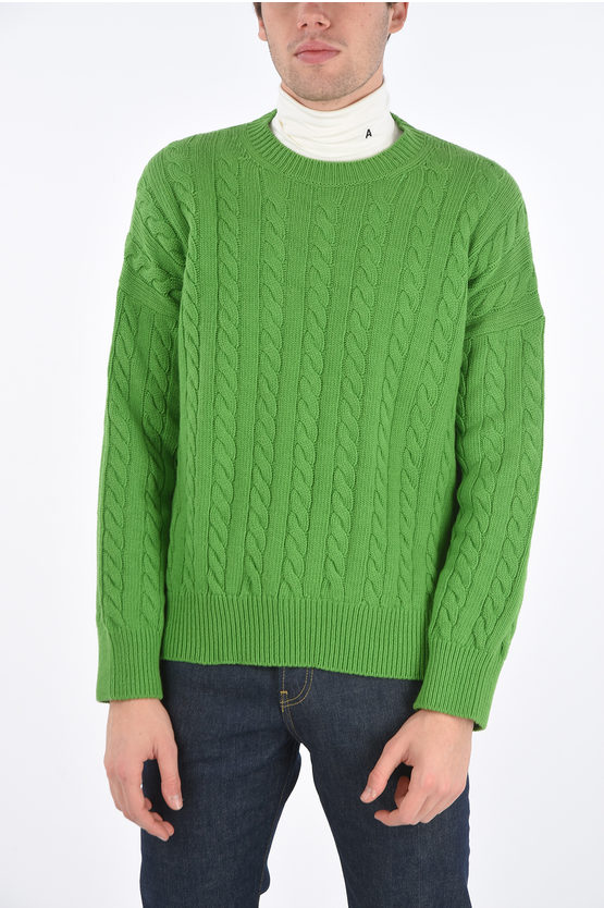 loewe cable knit sweater