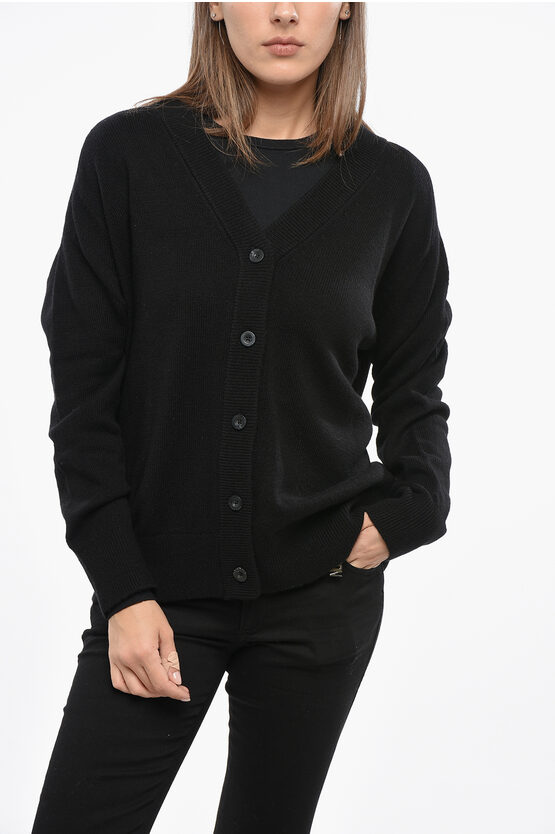 Wool Cardigan With … - image