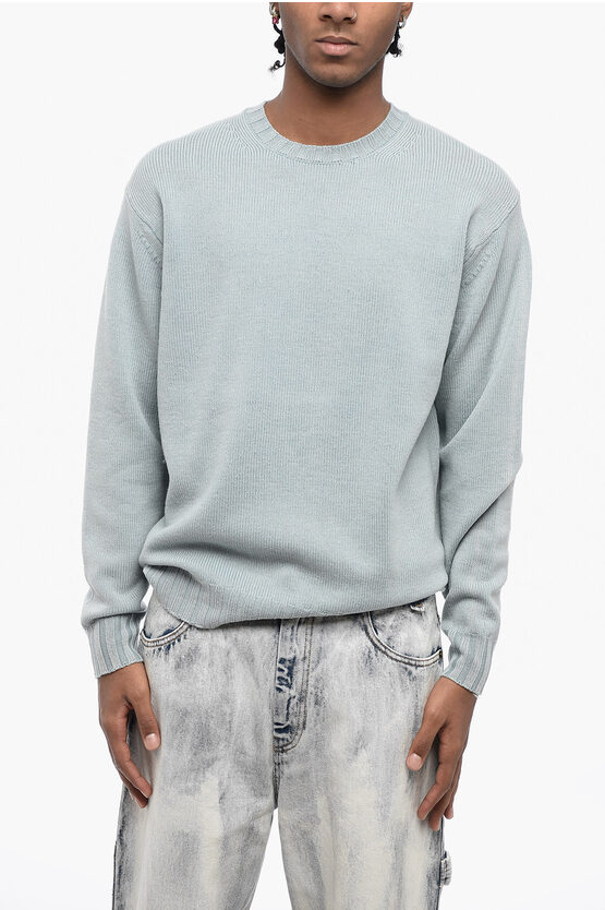 Shop Auralee Wool Crewneck Sweater