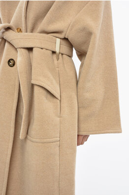 Patou Cappotto DUFFLE in Lana e Cashmere con Cappuccio e Alamari donna -  Glamood Outlet