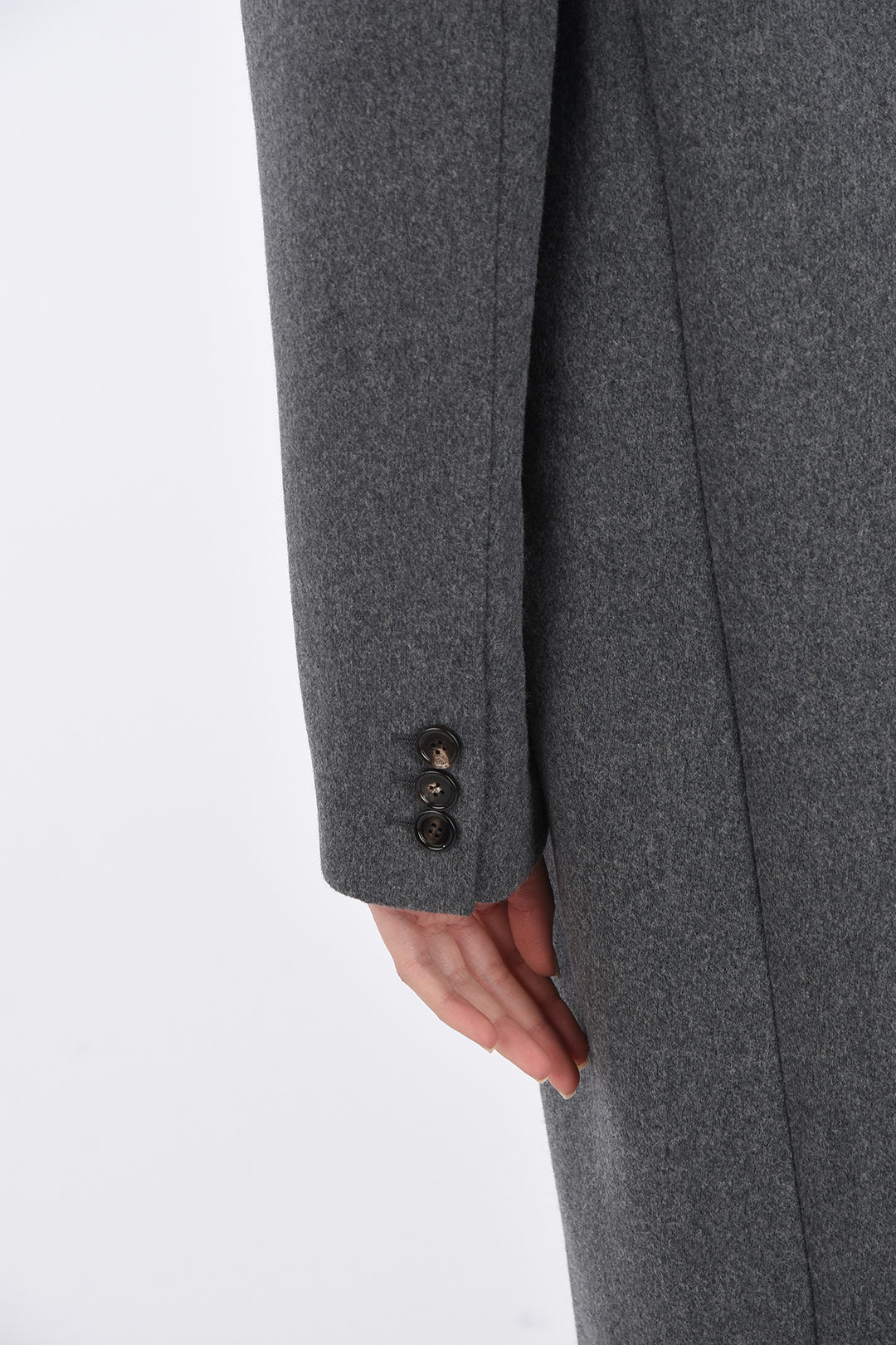 美品 DEVOA 17aw coat u-brid wool サイズ2 City Chic Long Wool Coat for Women - Heather Taupe - Bernardo