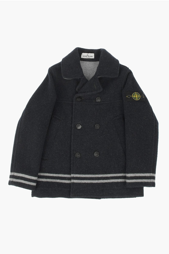 stone island double breasted jacket