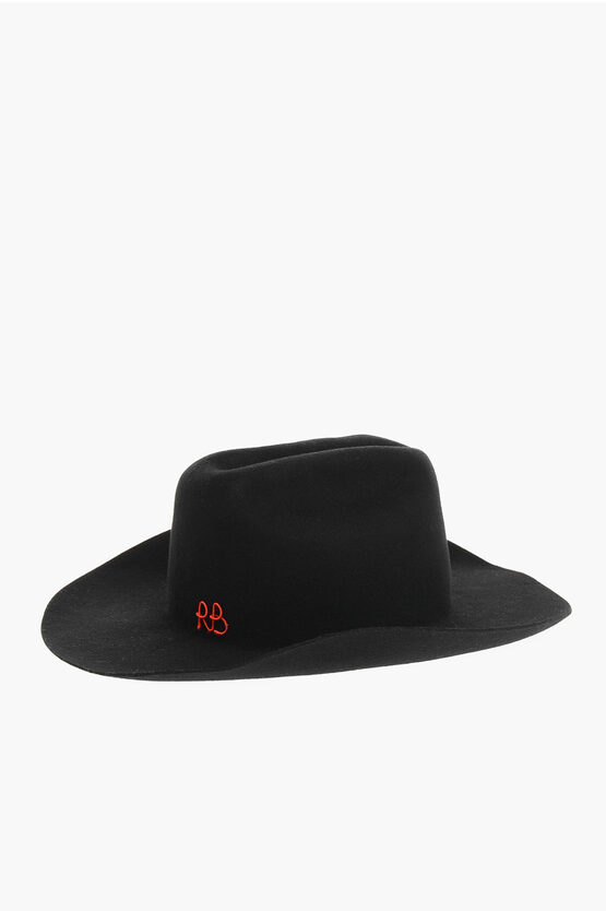Ruslan Baginskiy Wool Felt Cowboy Hat In Black