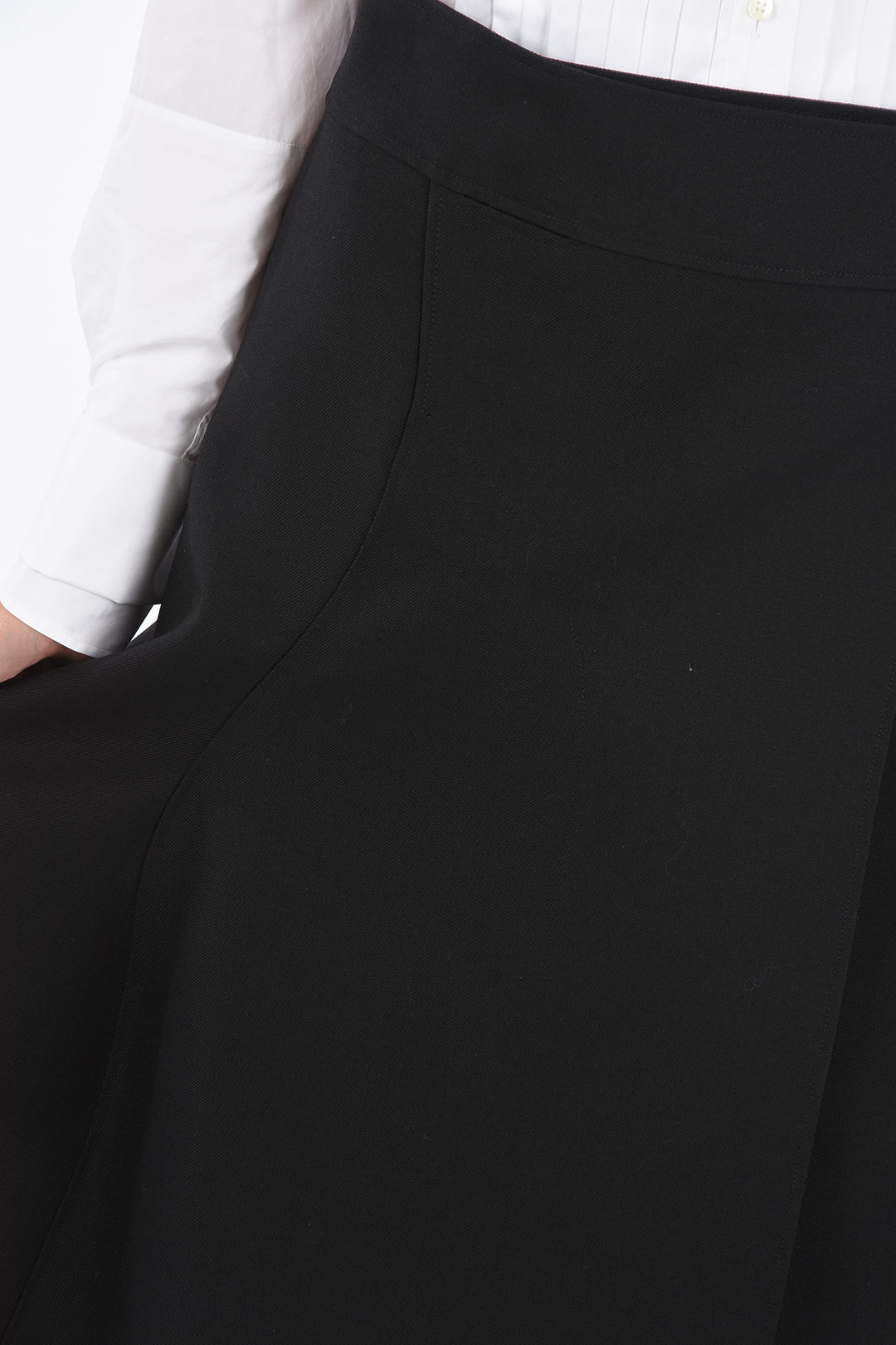 Jil Sander Wool Flared LAY Wrap Skirt women - Glamood Outlet