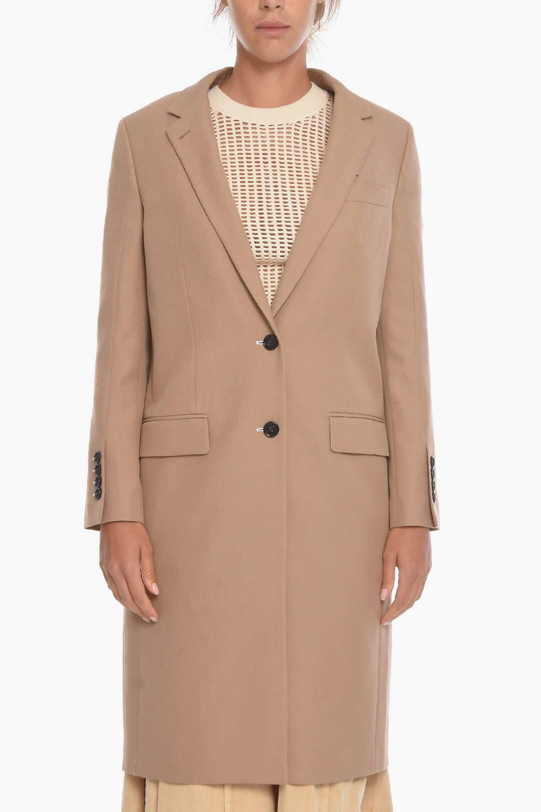 Burberry wool outlet coat sale