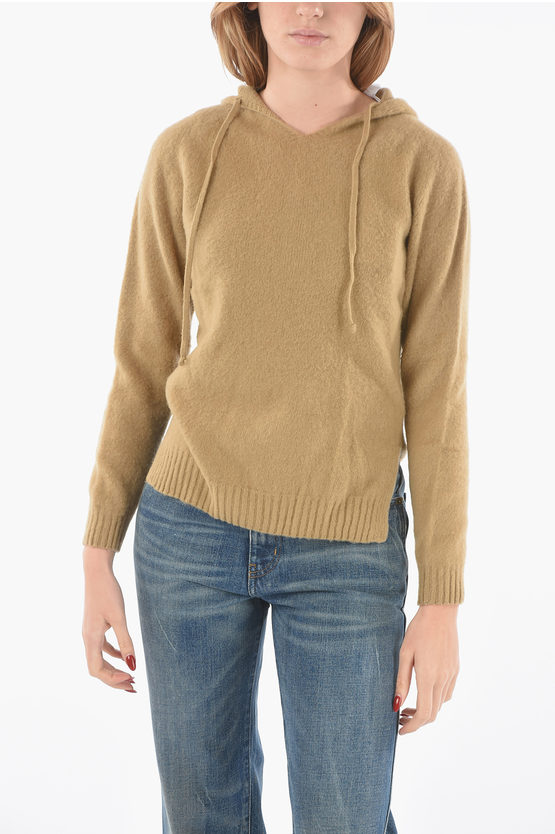 Drome Wool Hooded Sweater In Brown