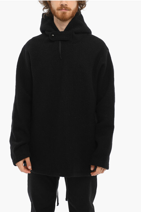 Engineered Garments Wool Jacket With Hood In Black
