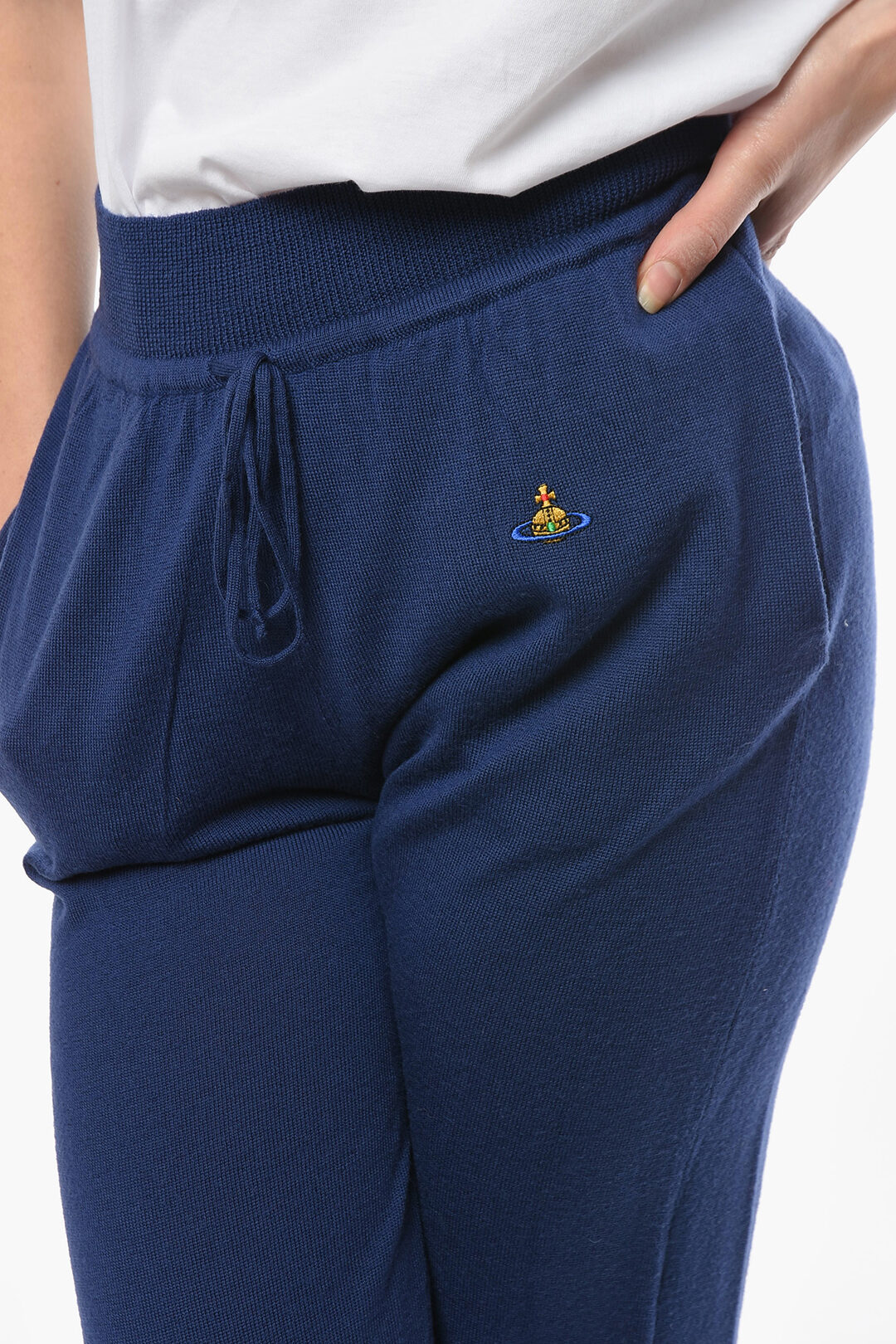 Vivienne Westwood Wool Joggers With Drawstrings women