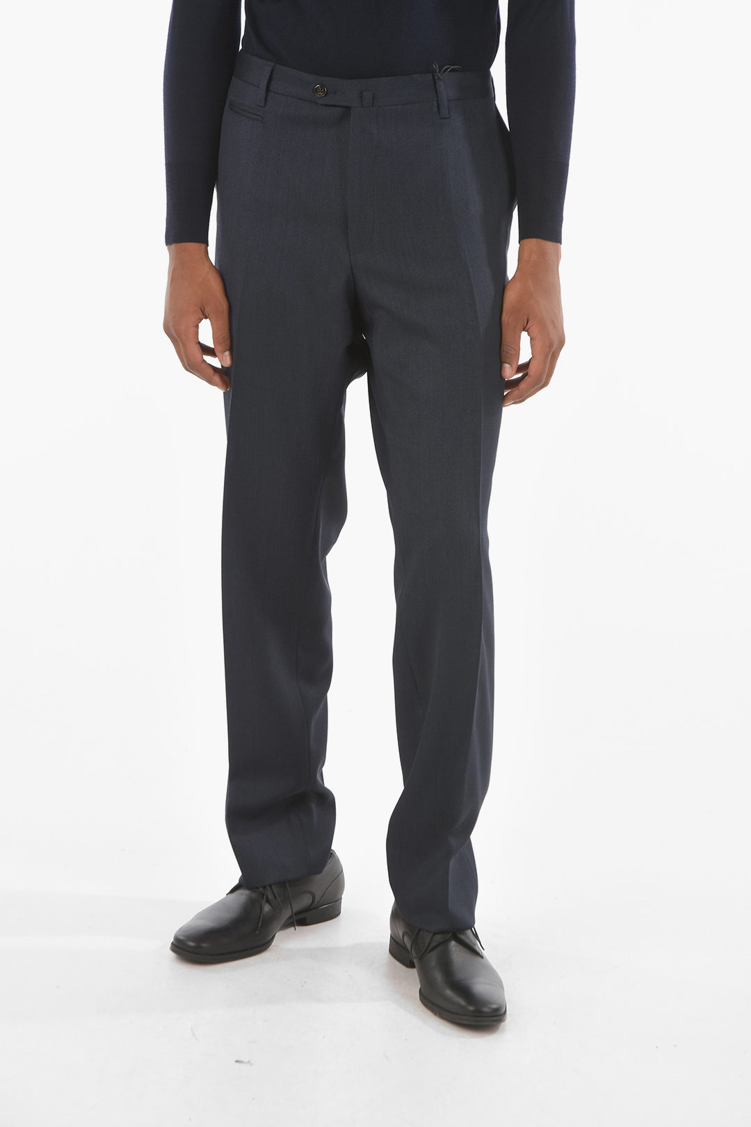 Corneliani Wool LEADER Straight-leg Pants men - Glamood Outlet