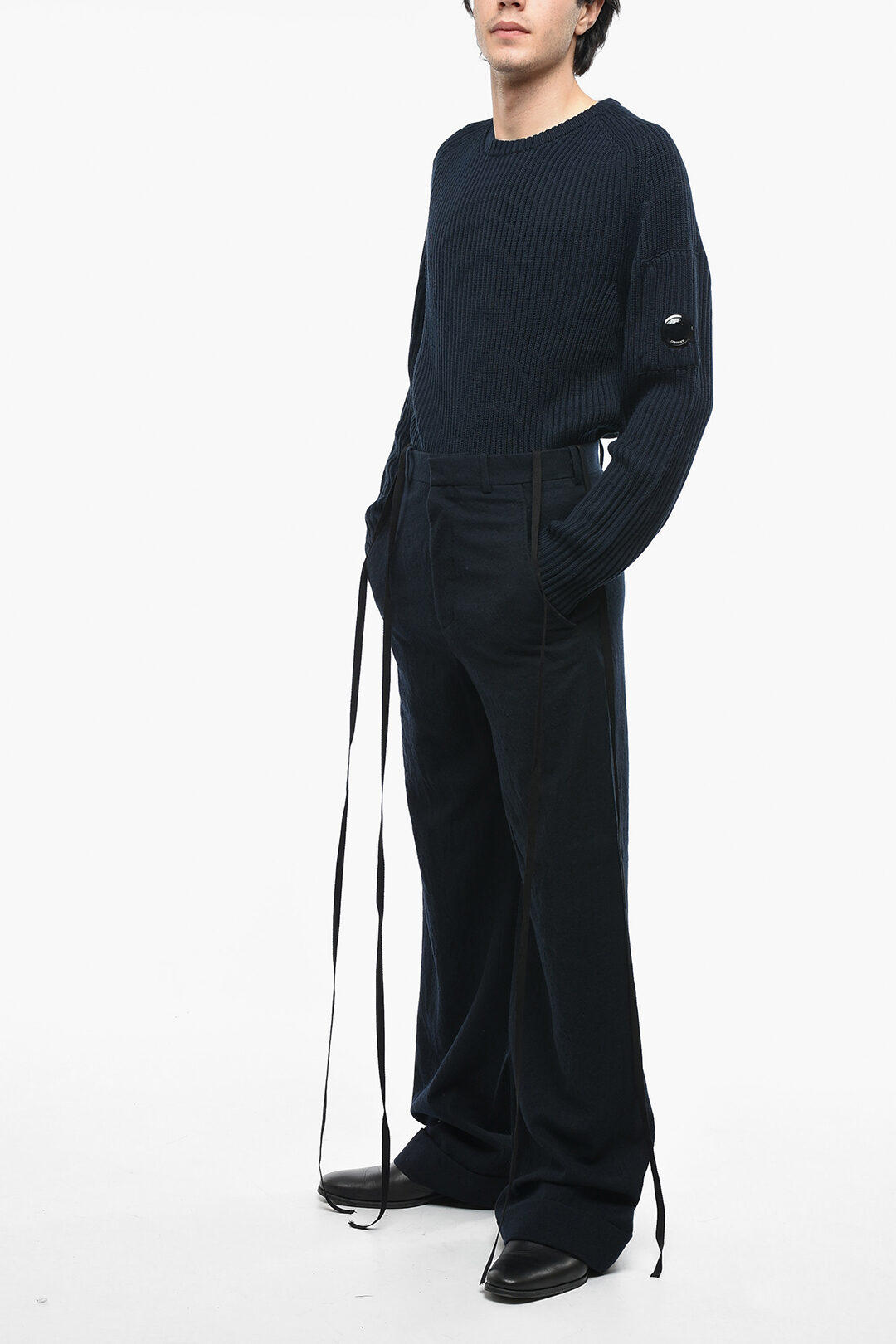 Ann Demeulemeester Wool Loose Fit Pants men - Glamood Outlet