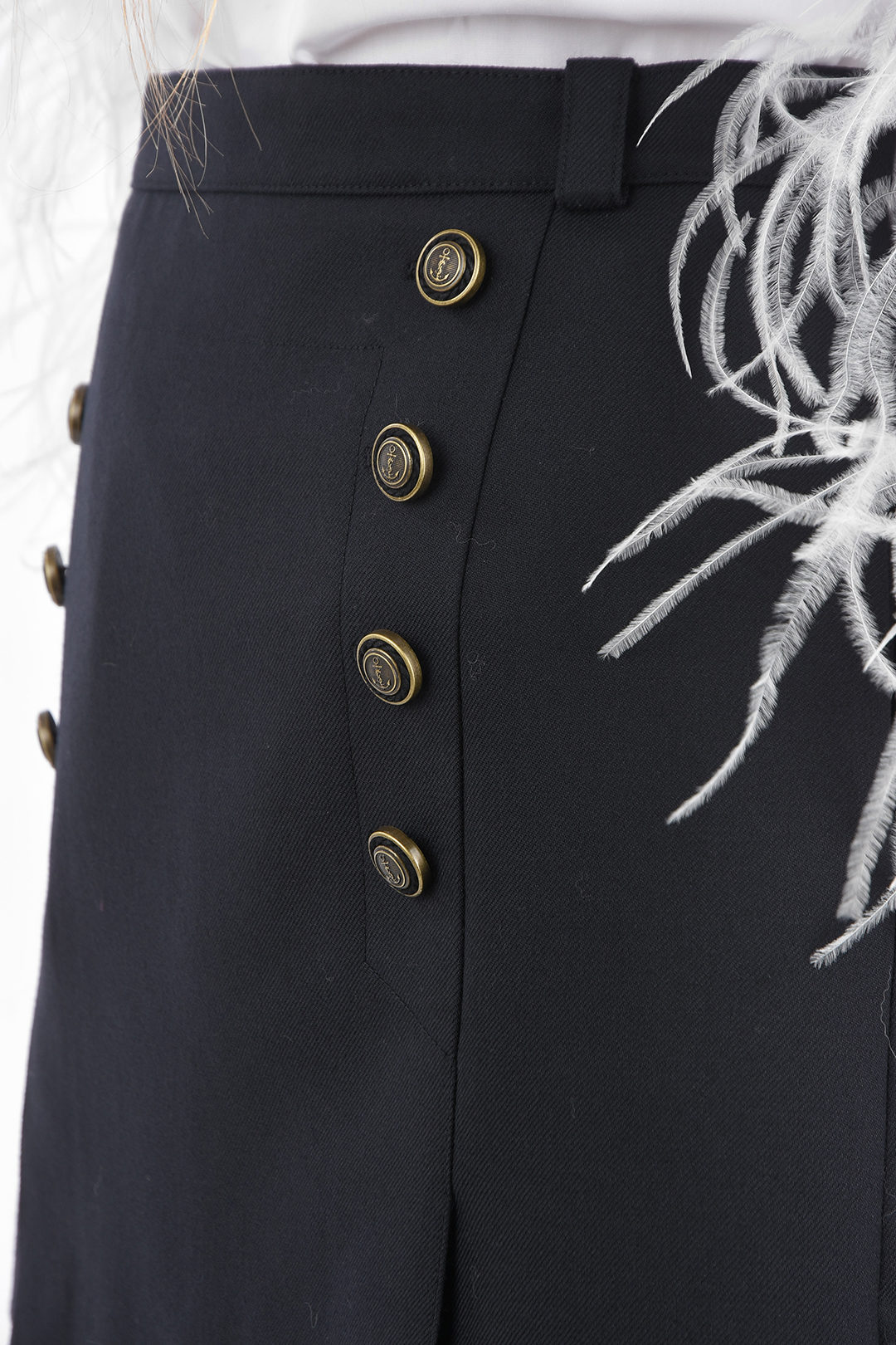 【関税＆送料込み】Saint Laurent Wool Skirt Saint Laurent - Wool maxi skirt Saint Laurent