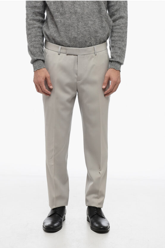 Shop Dior Wool Regular-fit Pants