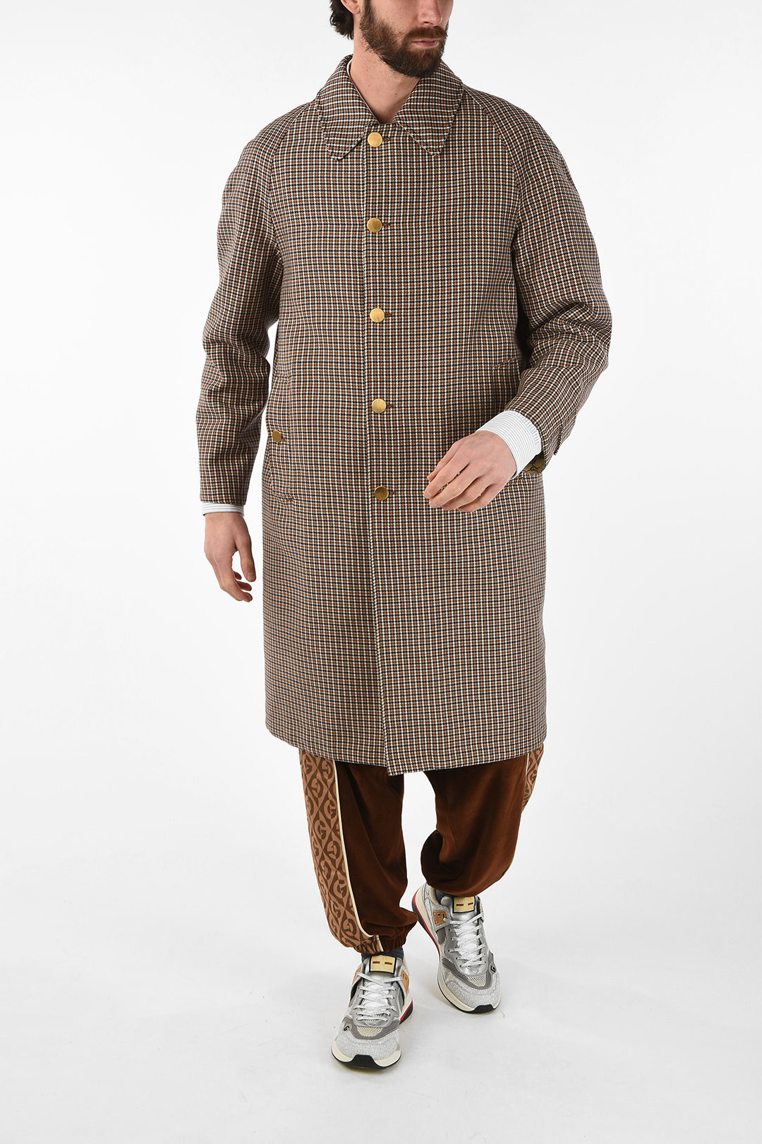 Gucci Wool Reversible Chesterfield Coat men - Glamood Outlet