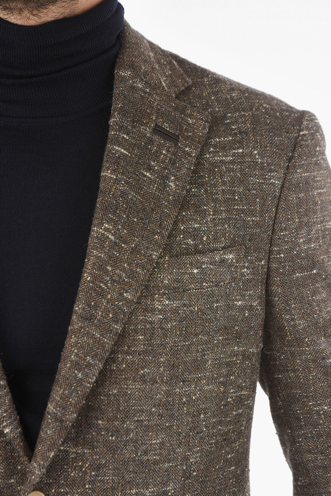 0401~plaid LEADER SOFT 2-button blazer