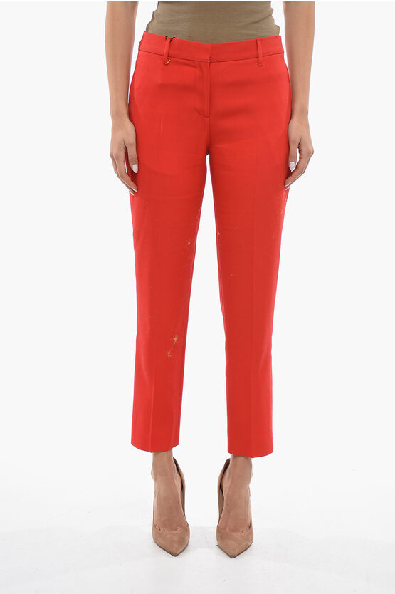 Burberry Wool Straight Fit Pants