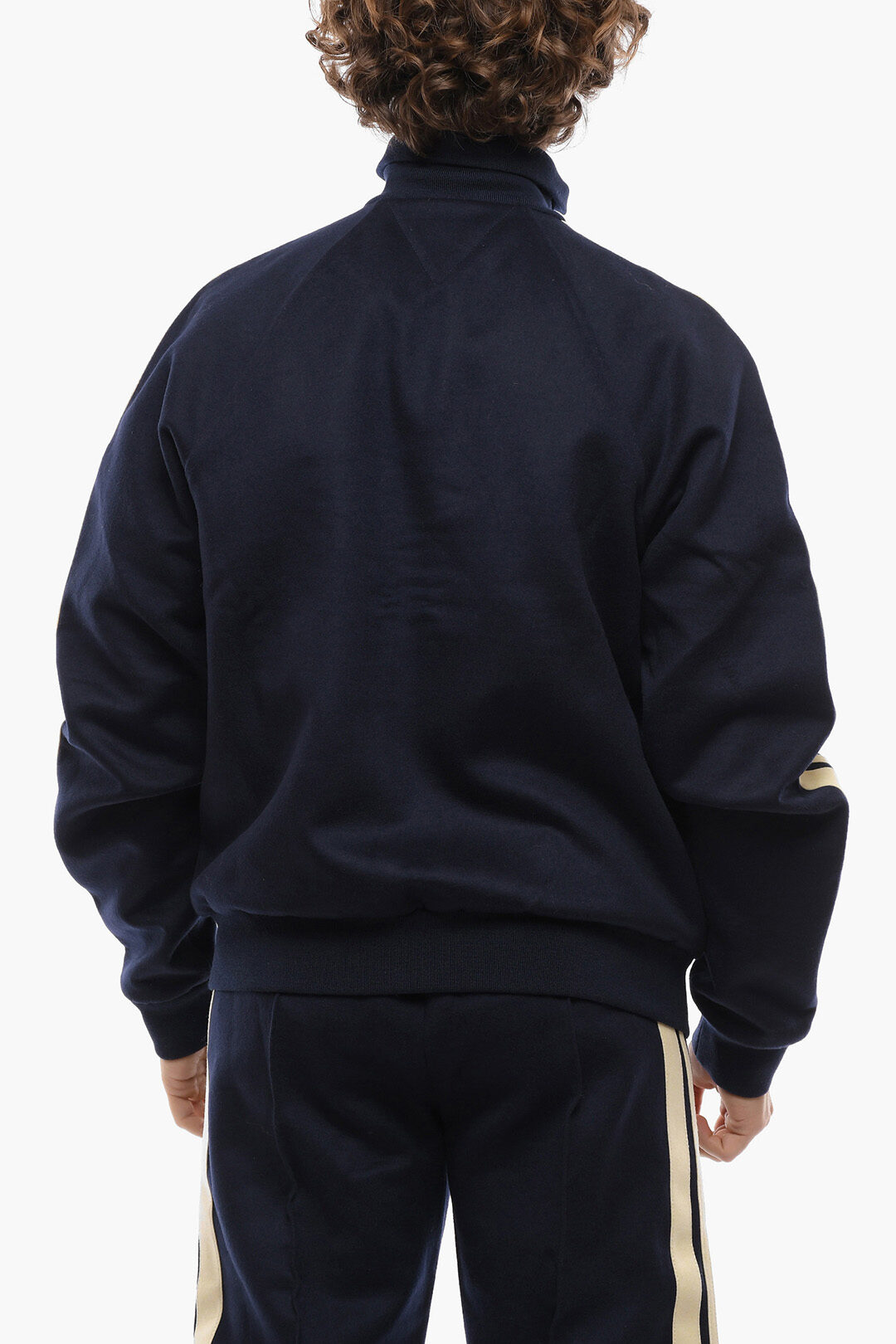 ヤマセミBOTTEGA VENETA Bonded Wool Zip Bottega Veneta Wool half-zip sweater Bottega Veneta