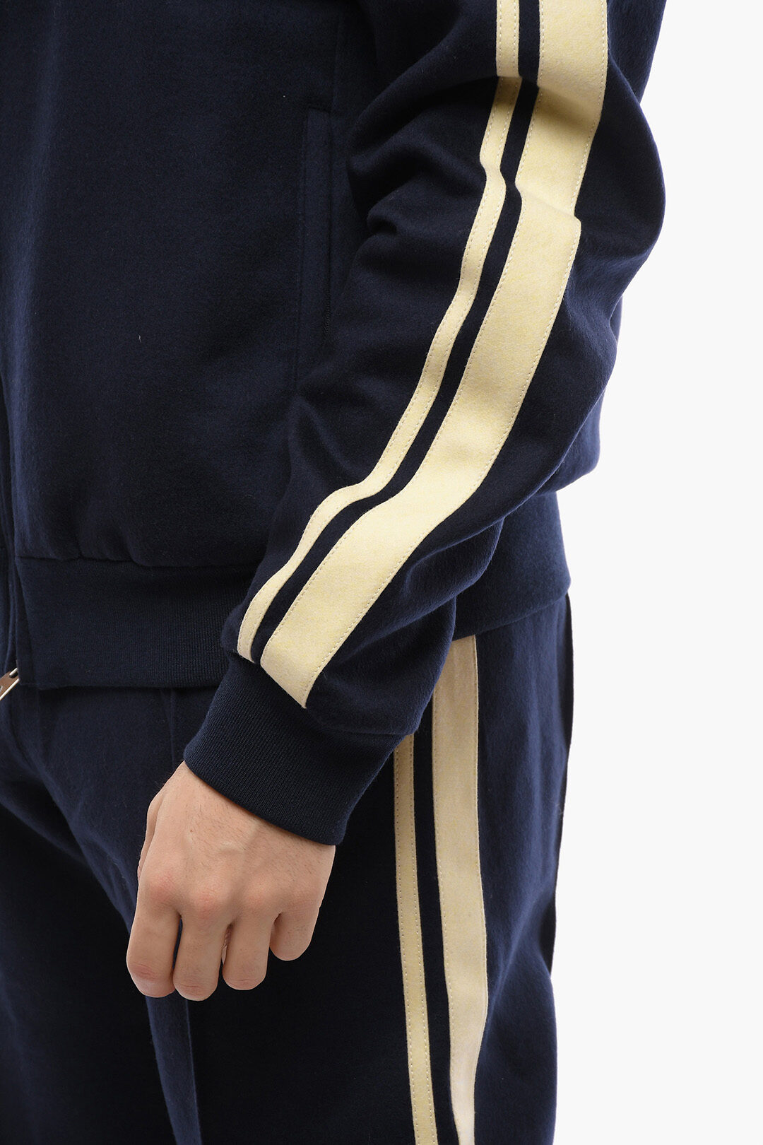 ヤマセミBOTTEGA VENETA Bonded Wool Zip Bottega Veneta Wool