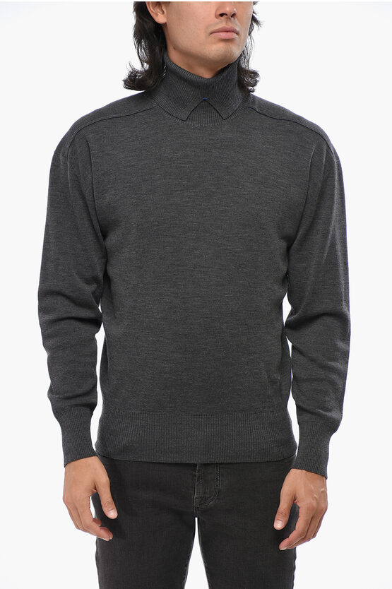 Wool Turtleneck Swe… - image