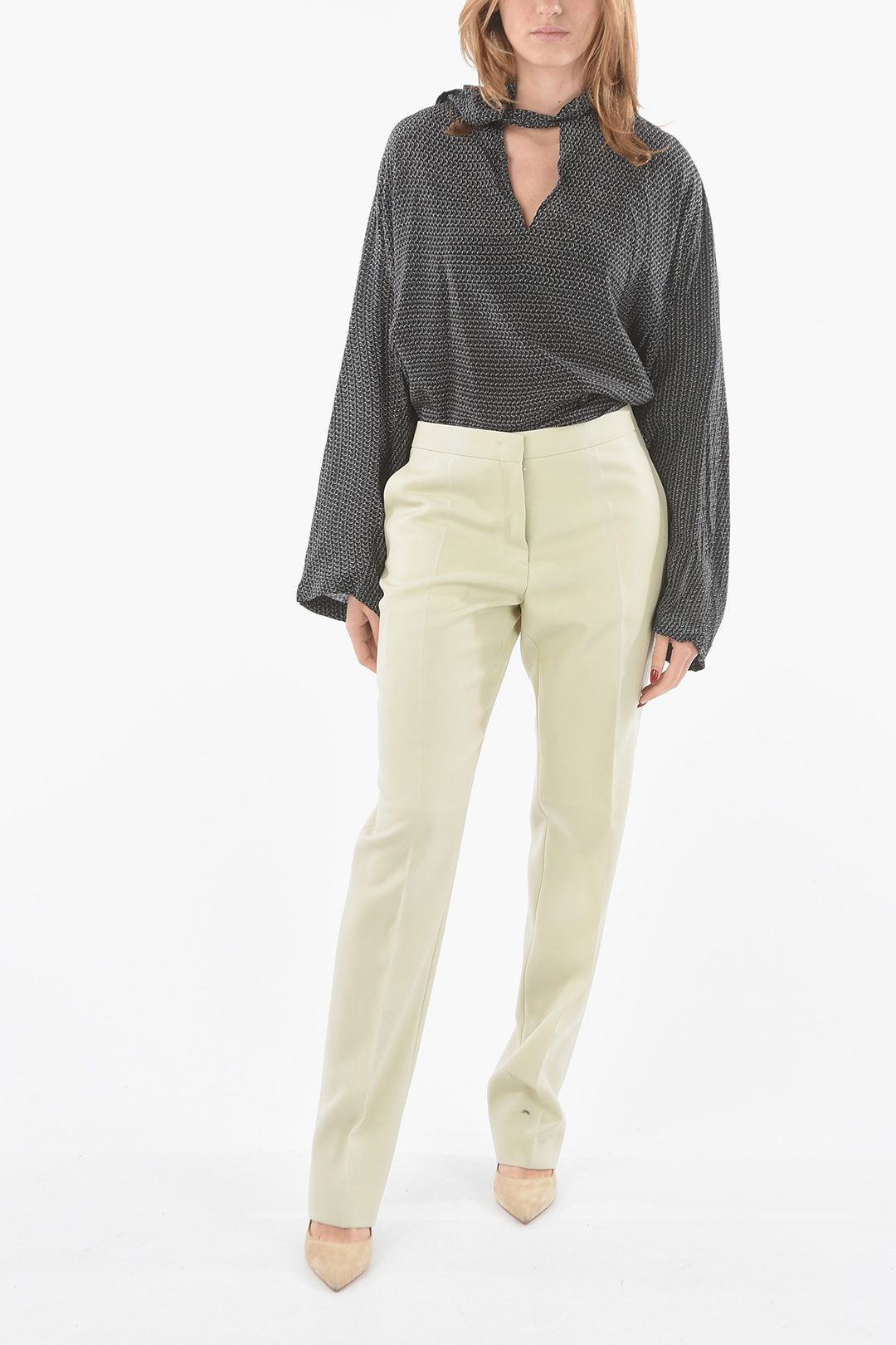 Jil Sander Wool Twill Tailored Pants women - Glamood Outlet