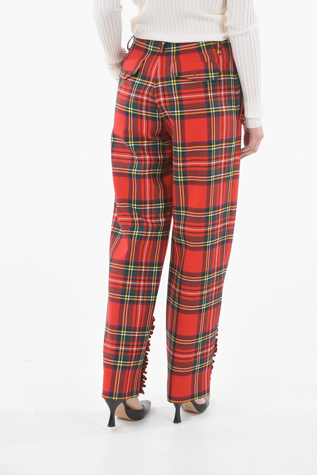 Scottish Tartan Plaid 'Black Watch' Tux Trousers - Acustom Apparel