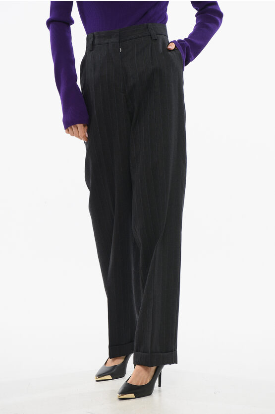 Miu Miu Wool Wide-leg Pants