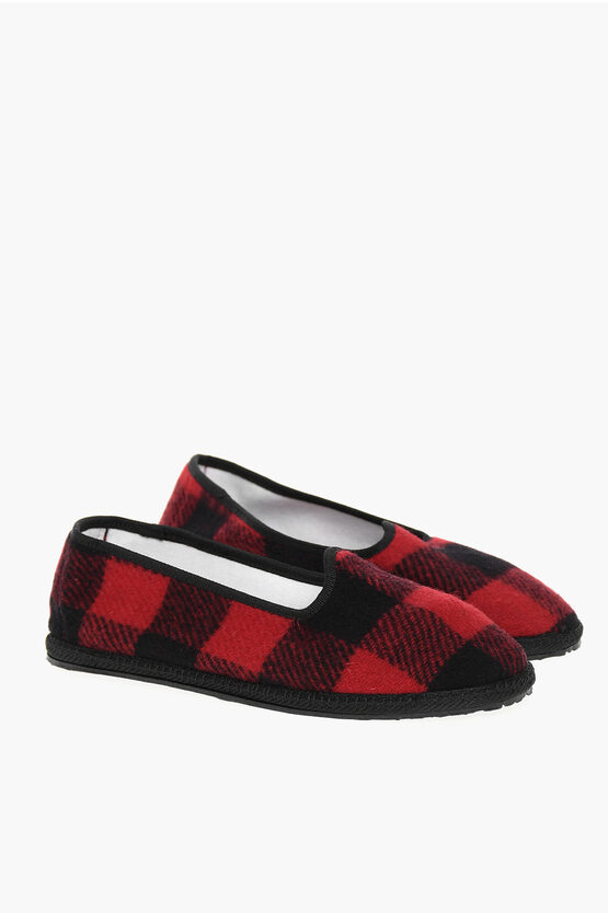 WOOLRICH Wool Ballet Flats Buffalo Check