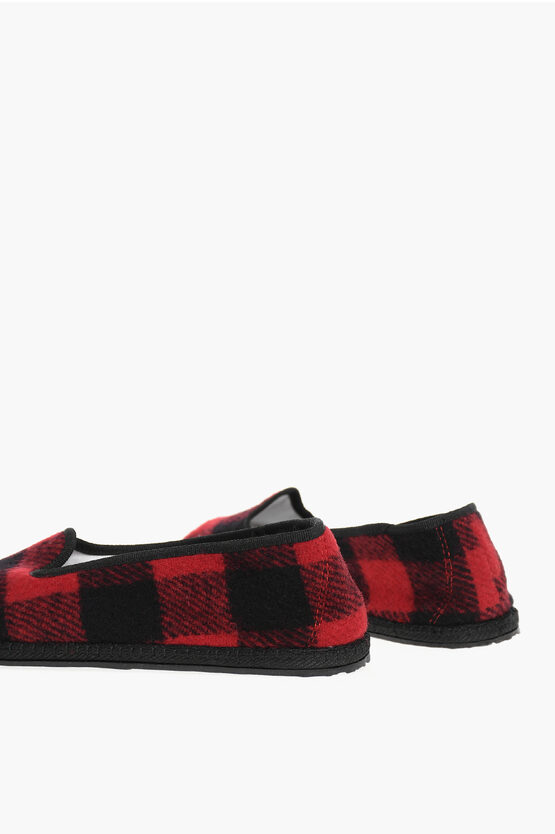 WOOLRICH Wool Ballet Flats Buffalo Check