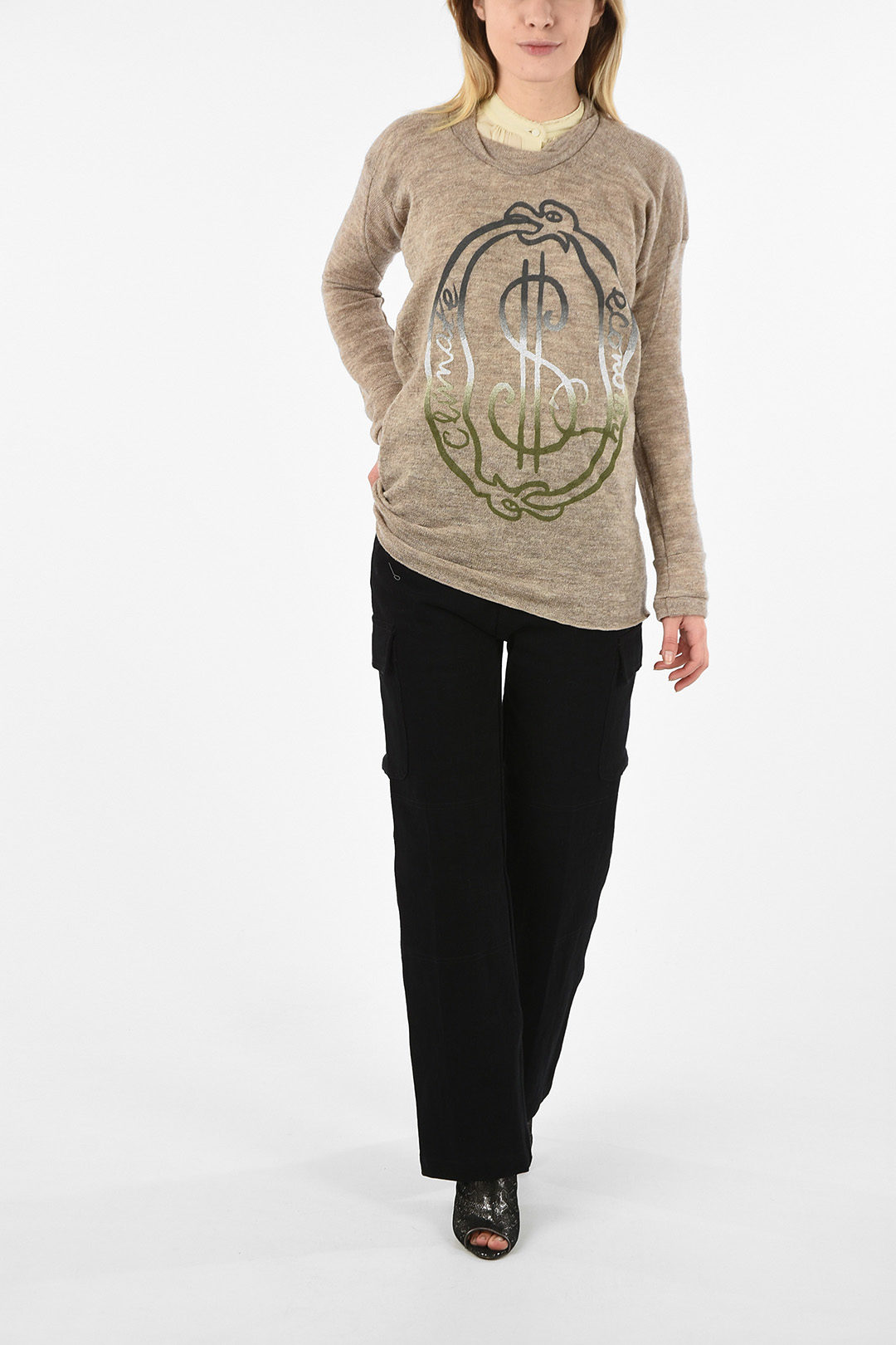 Vivienne Westwood WORLDS END crew-neck sweater with CLIMATE Vivienne Westwood WORLDS END crew-neck sweater with CLIMATE