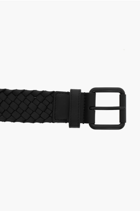 Bottega Veneta Regular Belts Men Leather Black