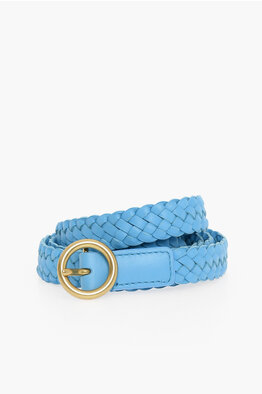 Giulia Maresca 30mm reversible IRIS leather belt women - Glamood Outlet