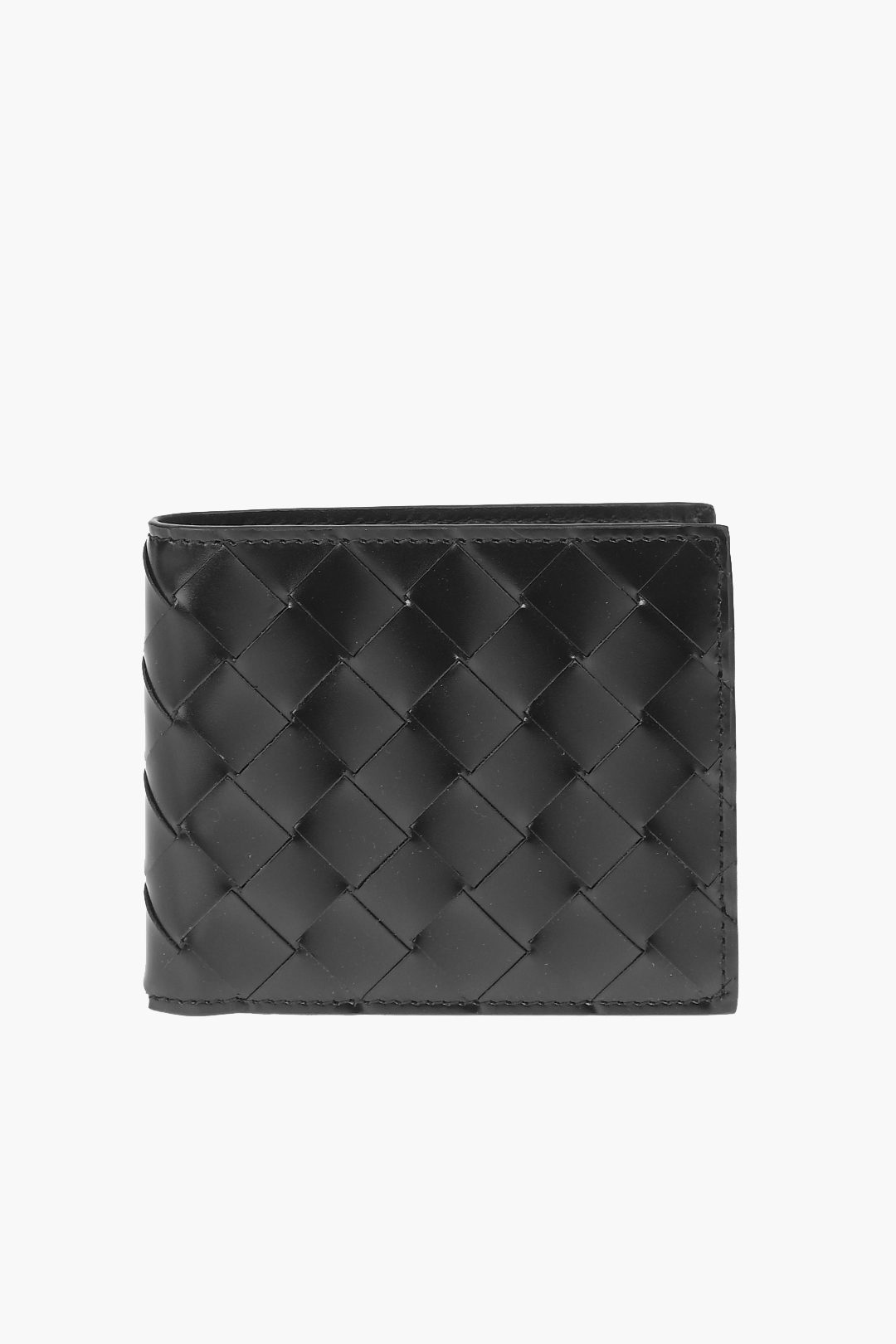 Bottega Veneta Woven Leather Bifold Wallet men - Glamood Outlet