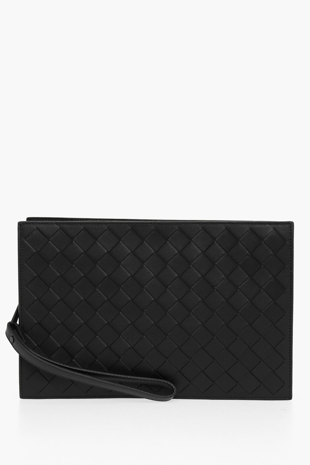 Bottega Veneta Two Tone Woven Leather Zipped Wallet men - Glamood