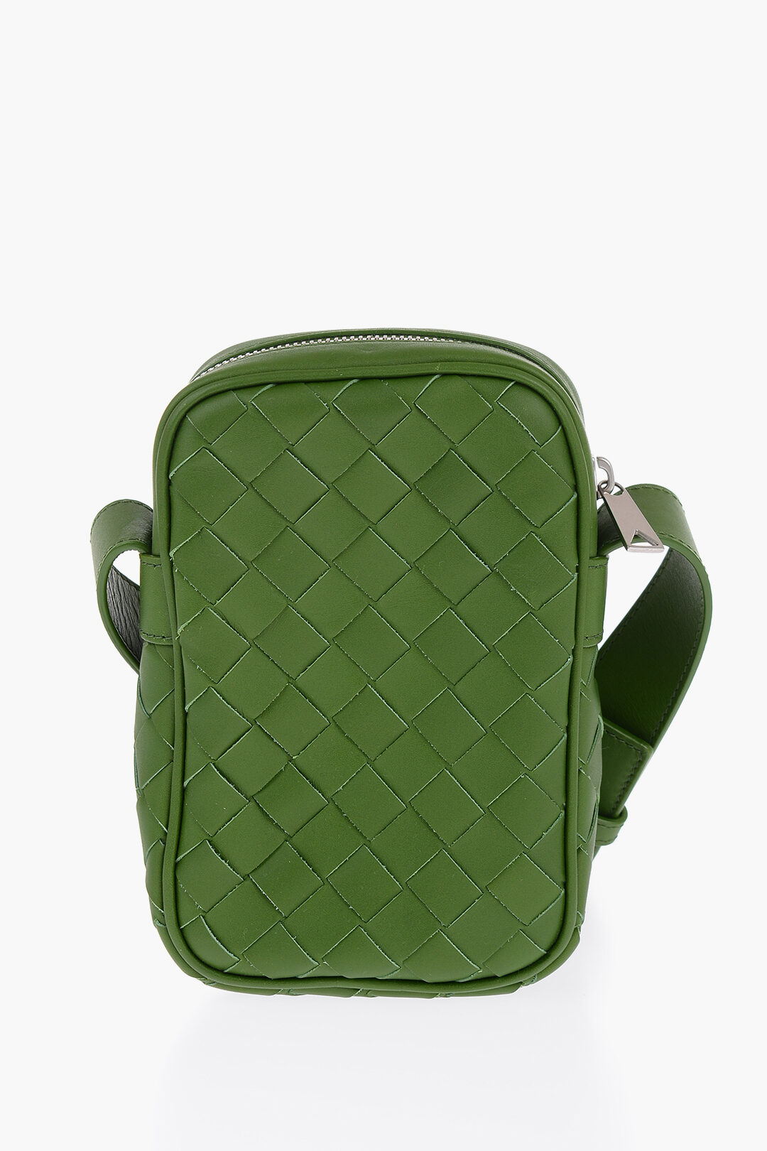 Bottega Veneta Woven Leather Crossbody Pouch men - Glamood Outlet