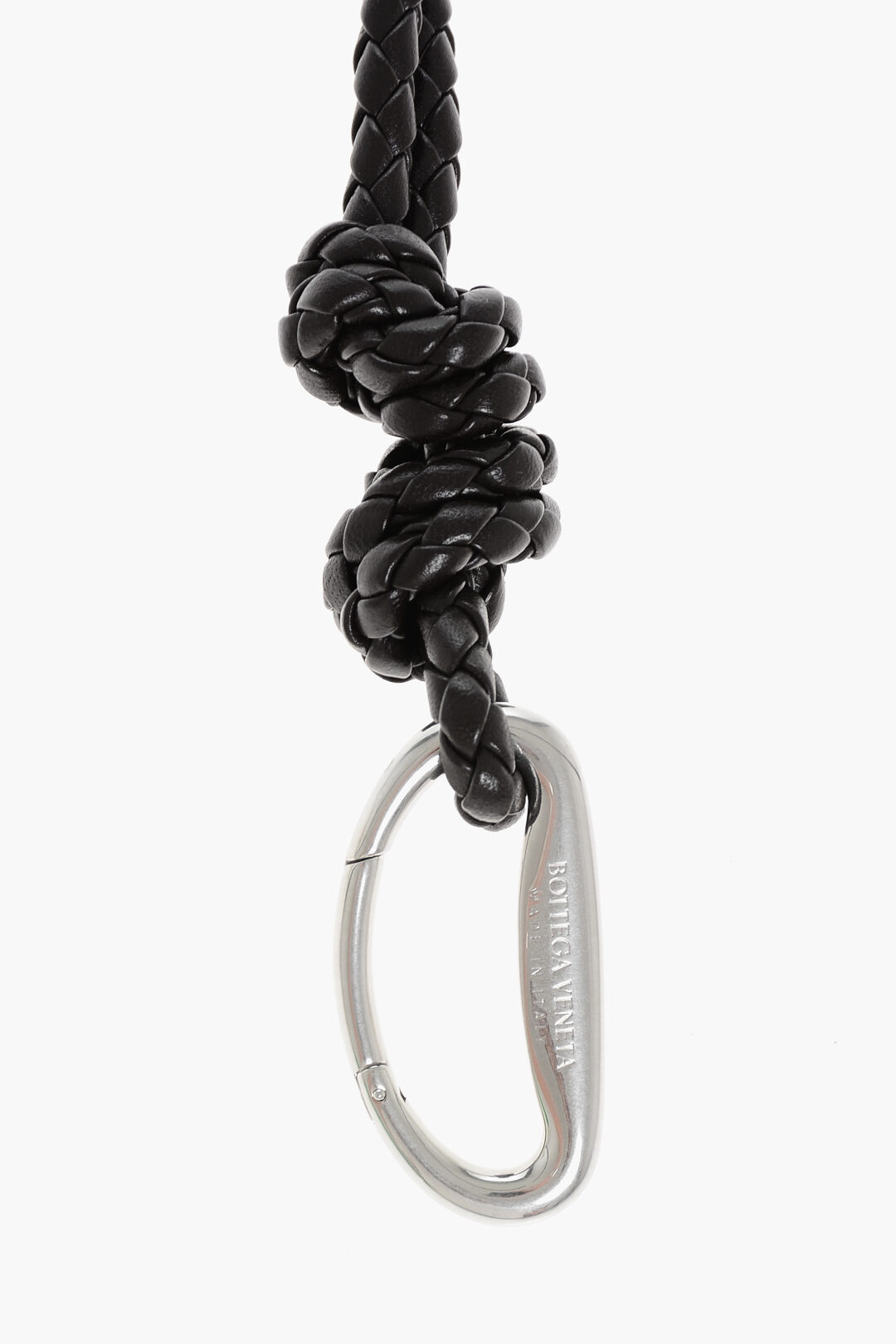 Bottega Veneta Woven Leather LOOP Keyring men - Glamood Outlet