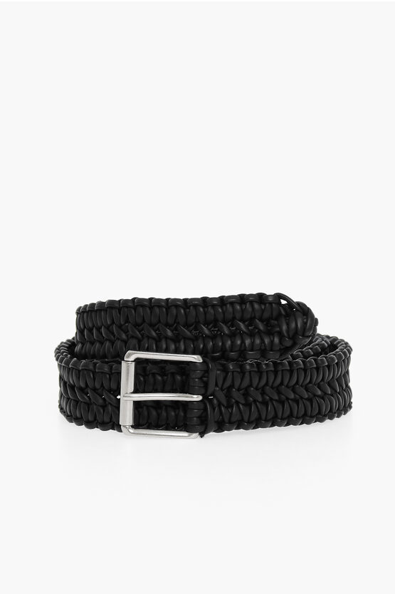 Bottega Woven Leather ROPE Belt men Glamood Outlet