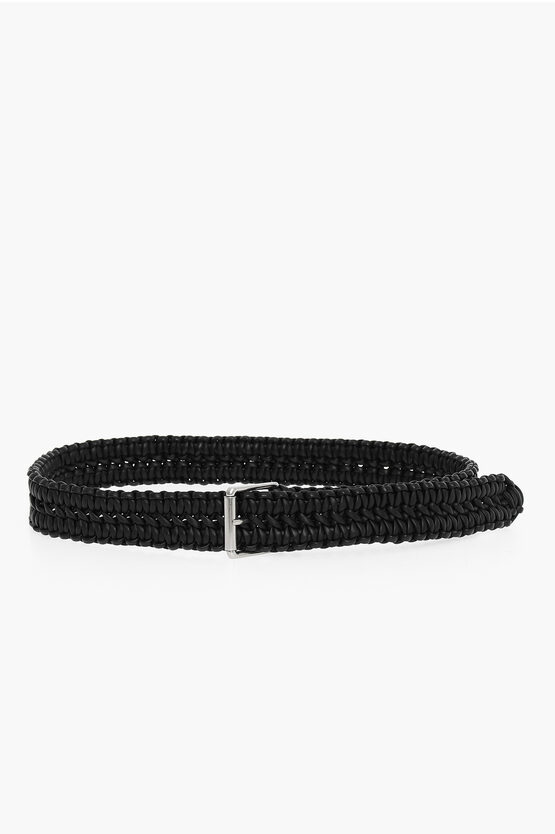 Bottega Woven Leather ROPE Belt men Glamood Outlet