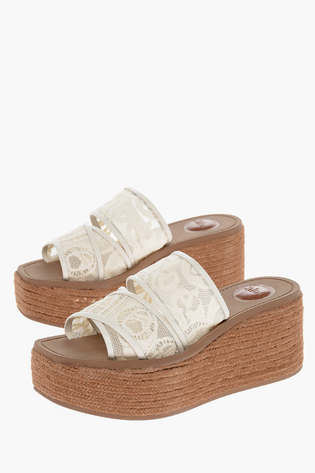 Chloé Ghillies Pump in White | Chloé US