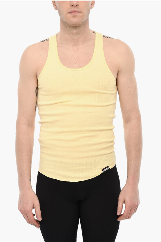 Dsquared2 Xribbed Underwear Tank Top