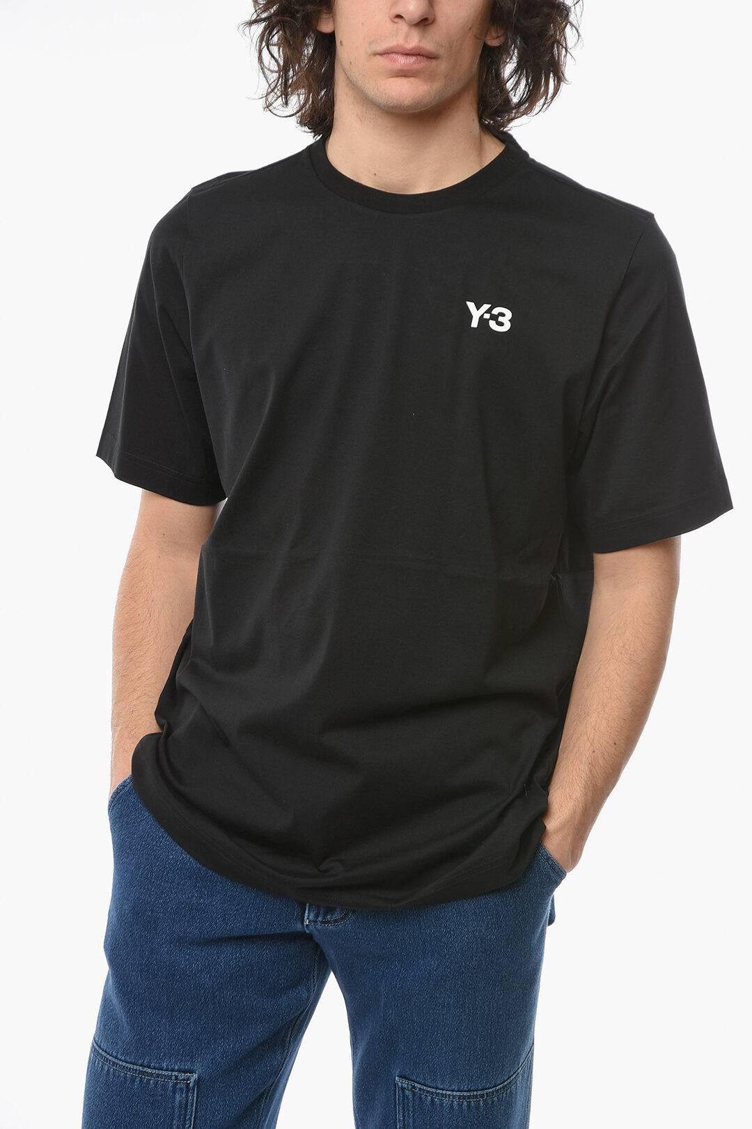 domæne afstemning web Adidas Y-3 YOHJI YAMAMOTO Back Embroidered Crew-neck T-Shirt men - Glamood  Outlet