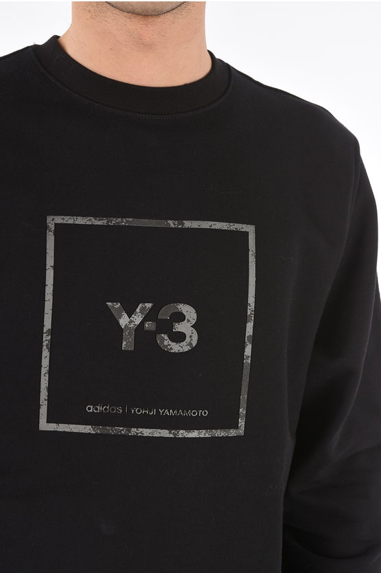 Adidas Y-3 YOHJI YAMAMOTO Crewneck Sweatshirt with Logo Print men