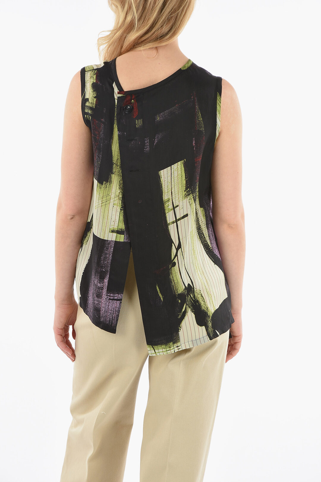 Yohji Yamamoto ☆ Round Shoulder(M) アシンメトリー ベージュ 60/2COTTON GABARDINE STRETCH INSIDE OUT UNTIED SEAM DESIGN